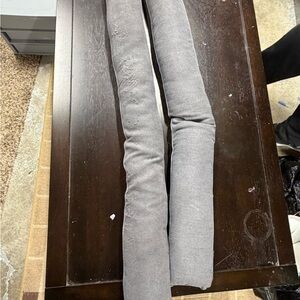 Gray Draft Stopper 36 x 4 set of two